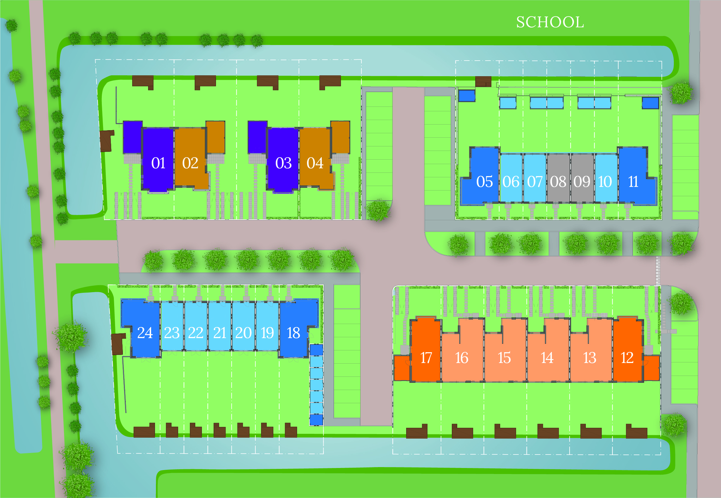 Plattegrond Wiericke Weide